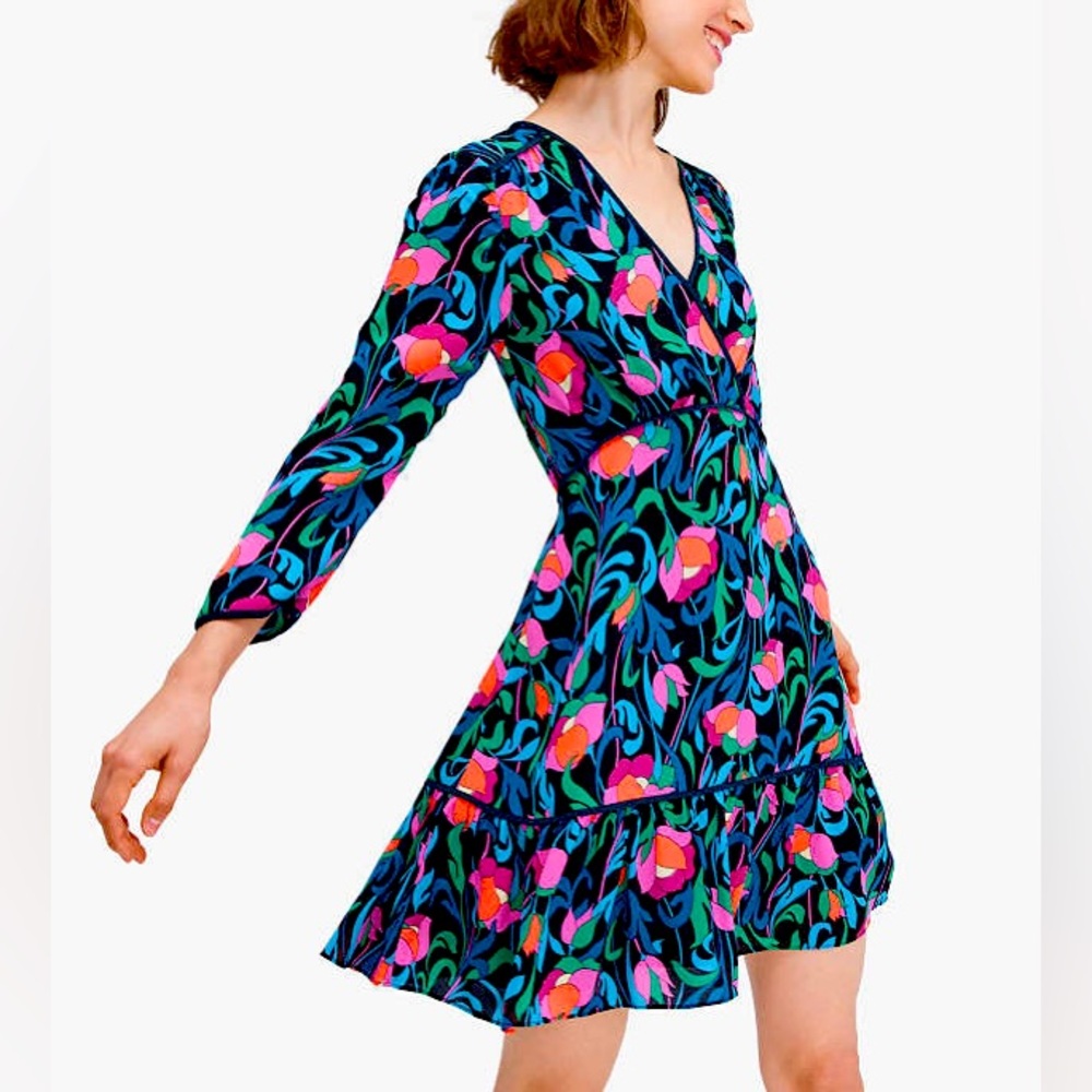 Kate Spade NY Floral Swirl Dress